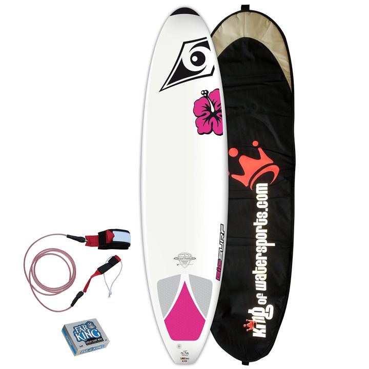 Bic Surf 7'3 Wahine Surfboard 2014 Package