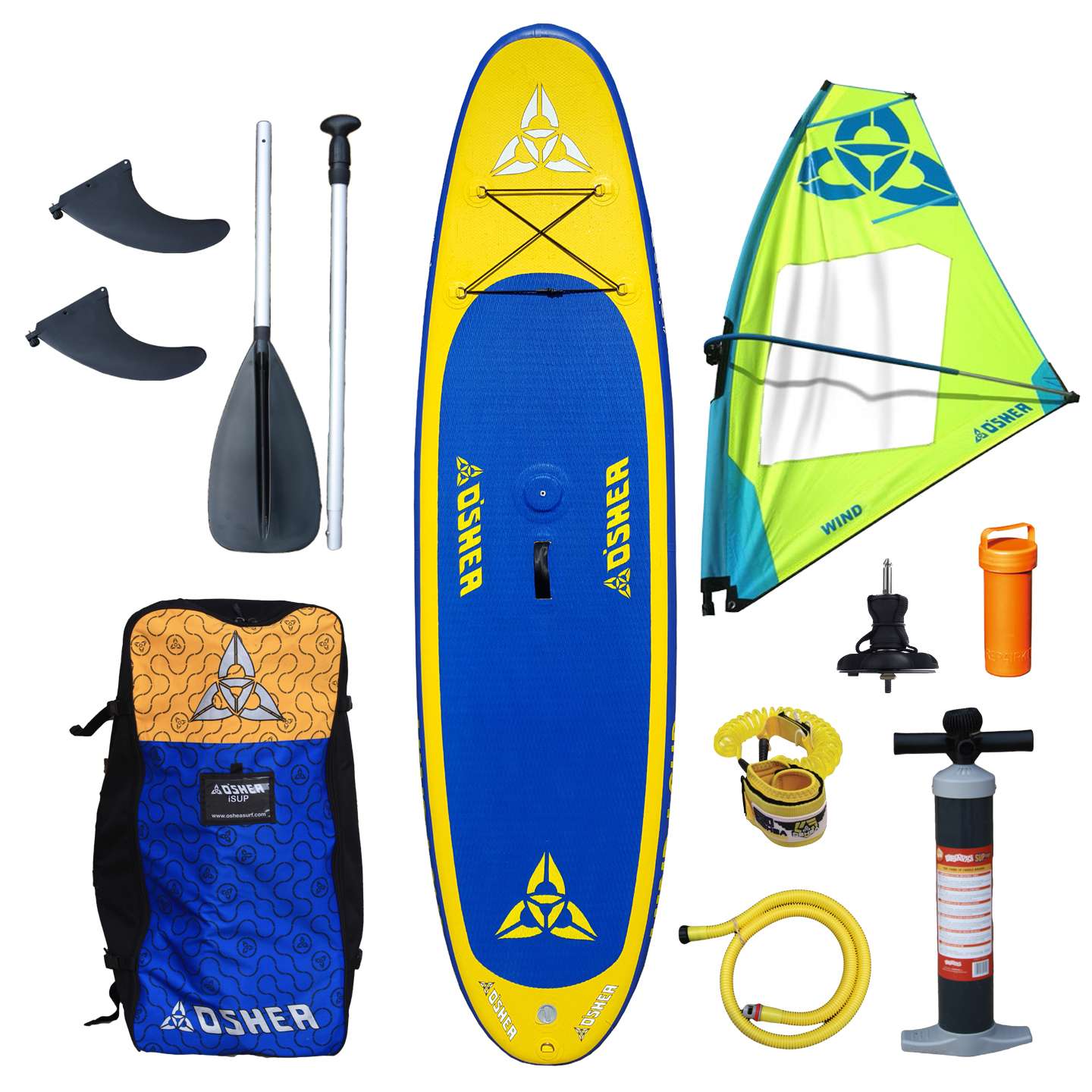 O'Shea 11'0 Wind Inflatable SUP Board 2016 with Wind 4.5 Rig King of