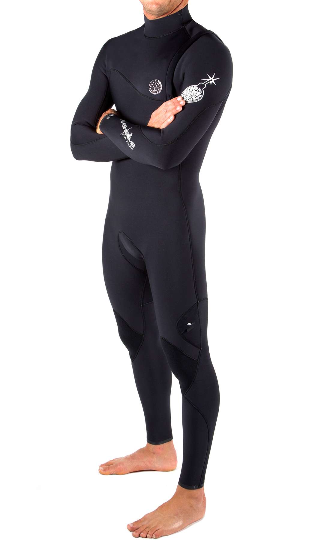 Rip Curl Flash Bomb 4/3 Zip Free Wetsuit 2016 King of Watersports
