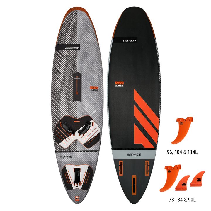 RRD Freestyle Wave 90 BLK RBN V5 Windsurf Board 2019