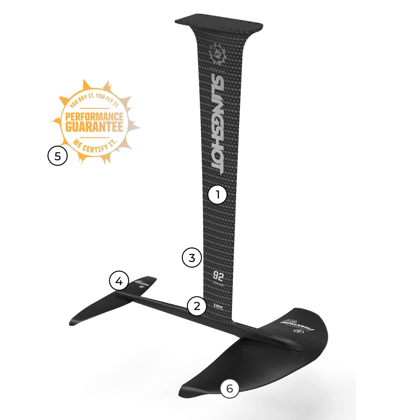 噴出　MM foil PHANTASM KITE 633 Carbon Hydrofoil- Product Video