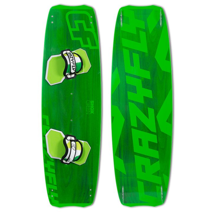 Crazyfly Shox Green Kiteboard 2015