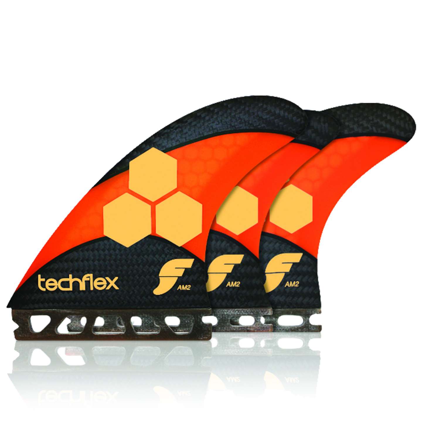 Amazon.com : Futures Fins AM2 TECH Flex 5-Fin Set : Sports