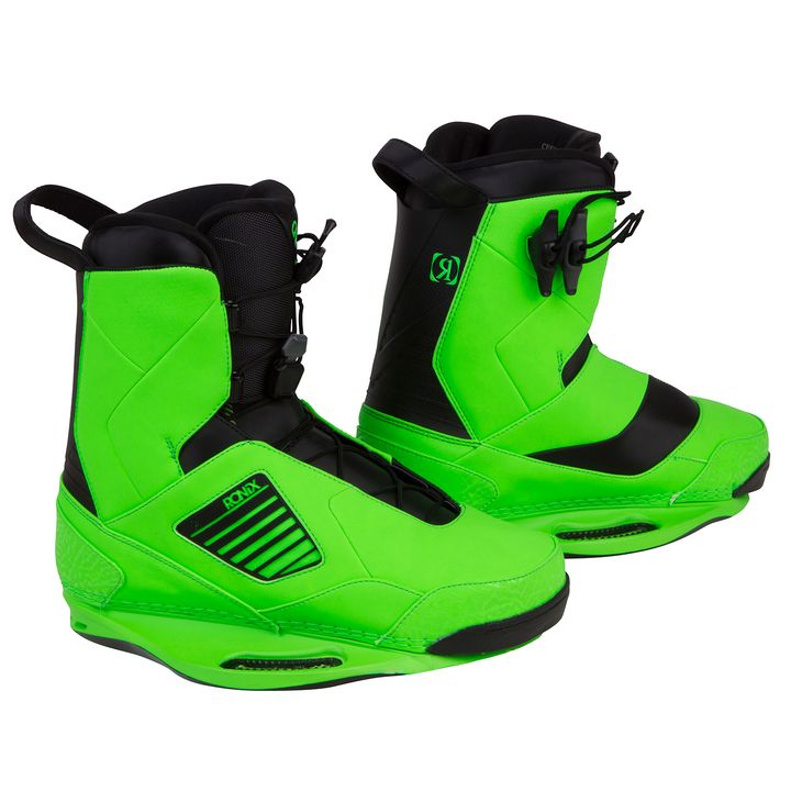 Ronix One LTD Green Wakeboard Boots 2014 | King of Watersports
