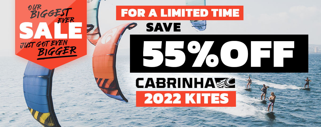 Save 50% OFF Cabrinha 2022 Kites