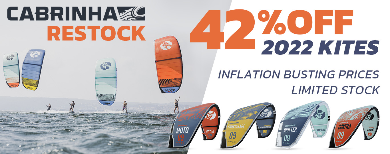 Cabrinha 2022 Kite Sale restock