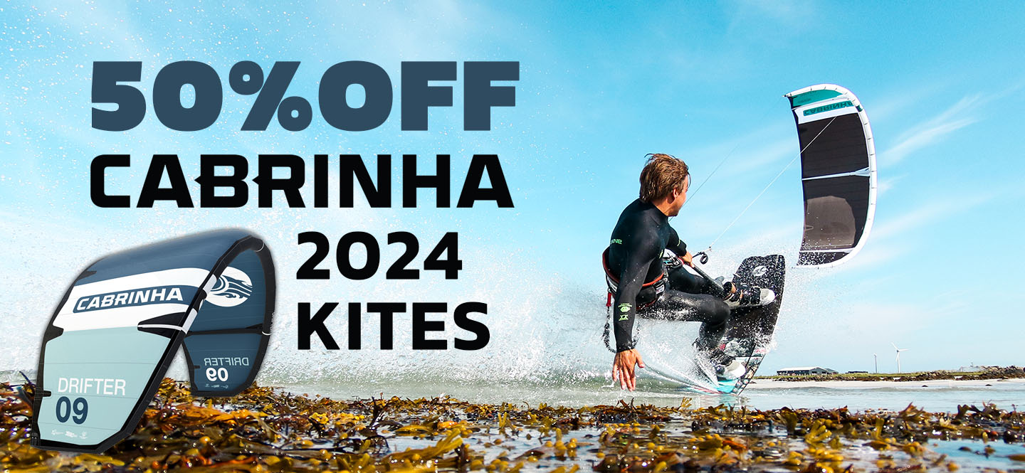 50% OFF 2024 Cabrinha Kites