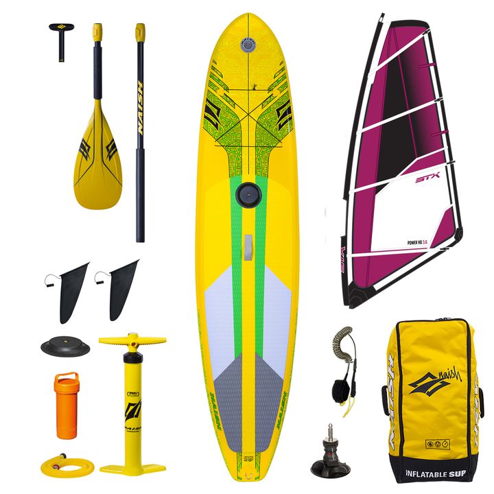 Naish Crossover 2017 11'0 Inflatable SUP Windsurf Package
