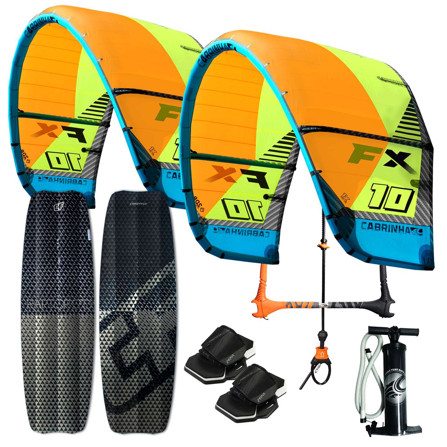 Cabrinha FX 9m & 12m Raptor LTD 2016 Package | King of