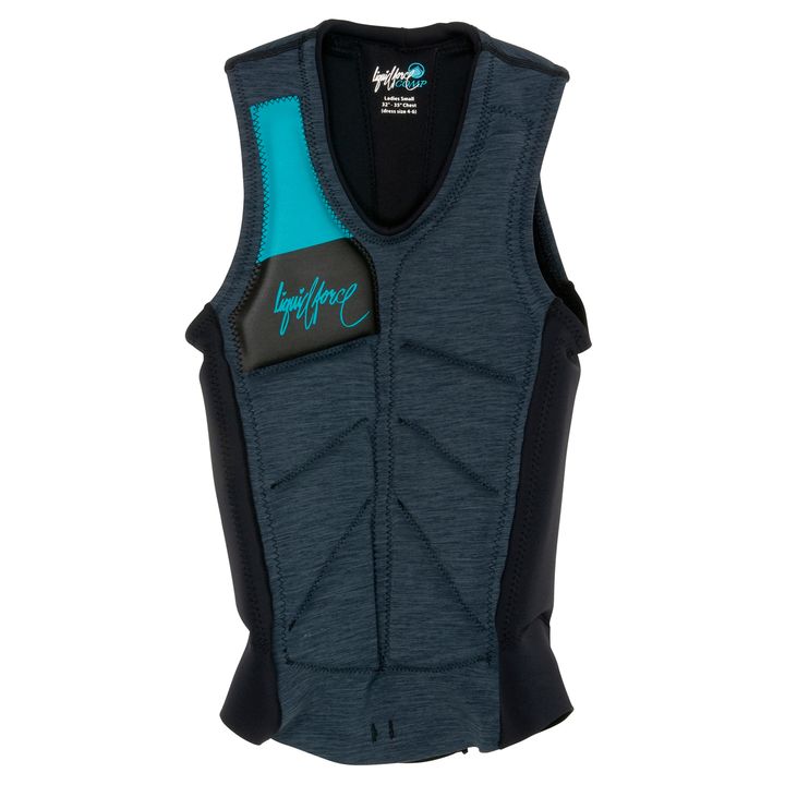 Liquid Force Womens Cardigan Impact Vest 2013 Grey