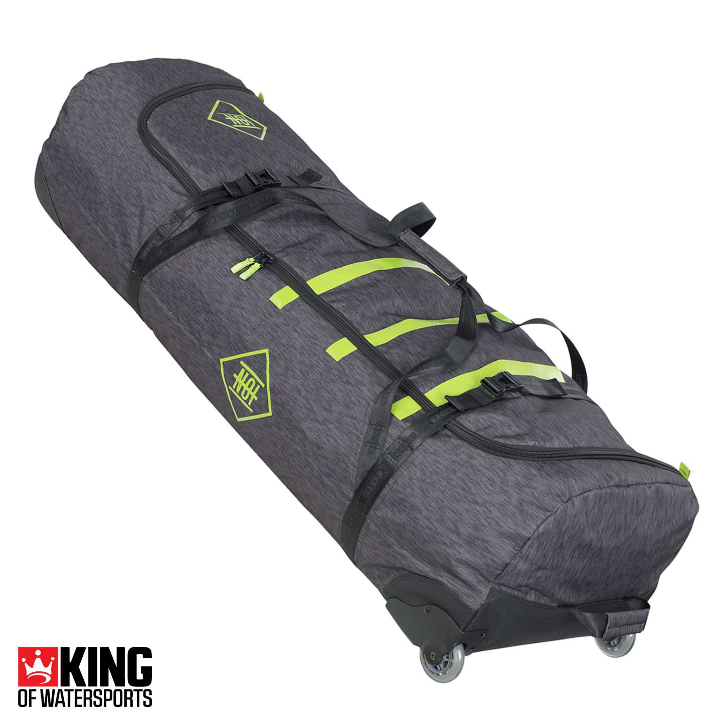 ION Bag Tasche Twintip Boardbag CORE S grey/lime 2018 