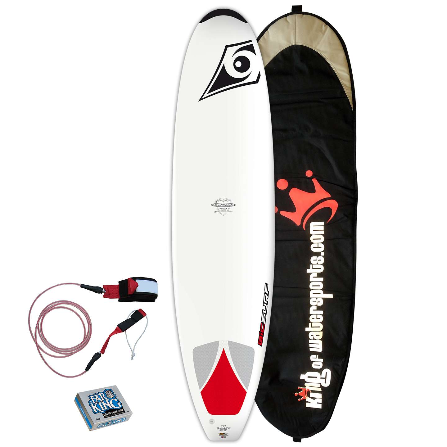 7'9 Natural Surf 2 Surfboard 2014 Package | King of Watersports