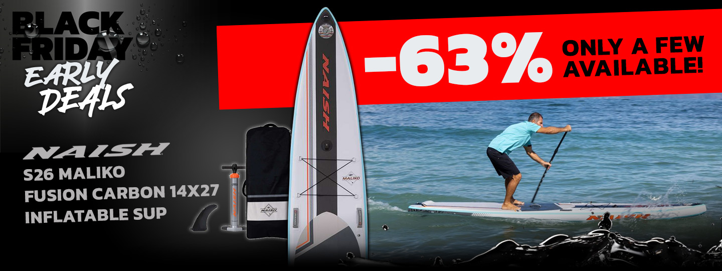 Black Friday 2023 Early Deals - Save 63% OFF Naish Race SUP