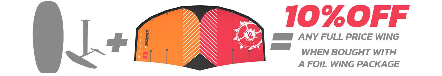 Save 10% OFF Foil Wings when you buy a Foil Wing Package Save 10% OFF Foil Wings when you buy a Foil Wing Package