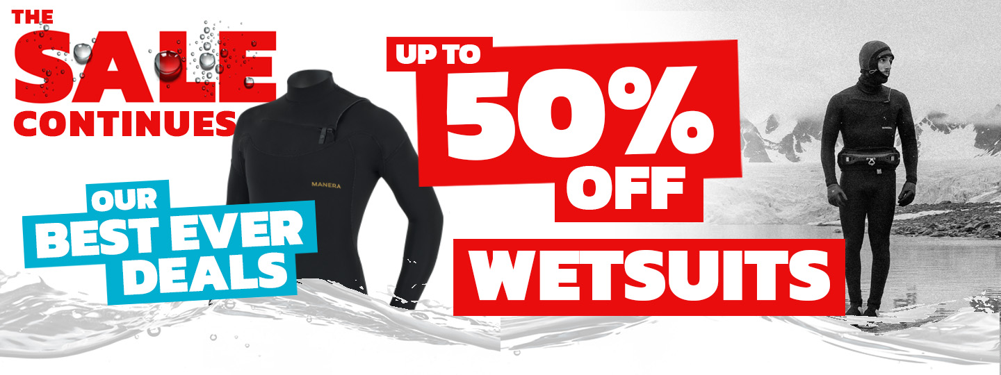 The Sale continues | Save up to 50% OFF Wetsuits