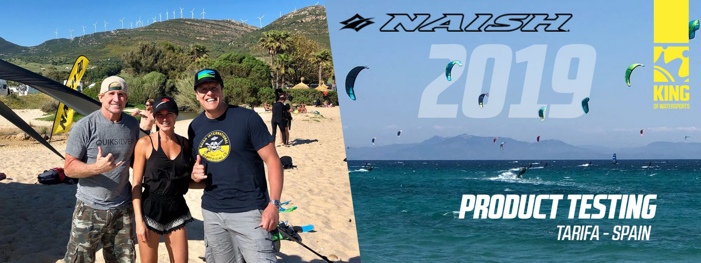 Naish 2019 Kitesurf Product Testing in Tarifa Naish 2019 Kitesurf Product Testing in Tarifa