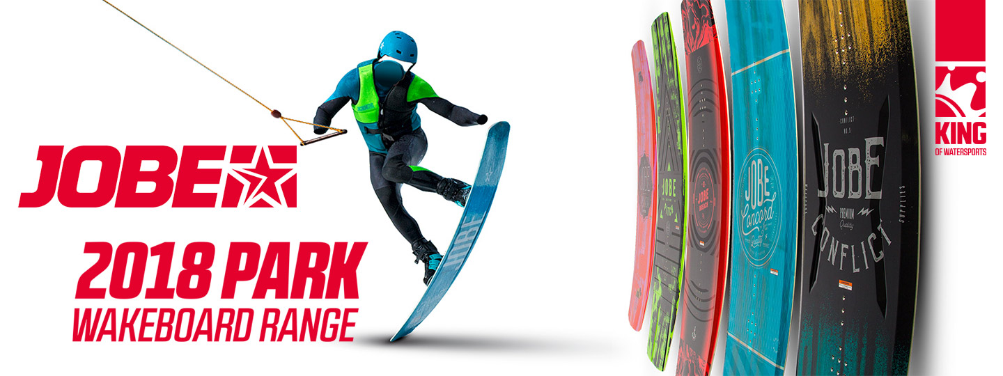 The New 2018 Range of Jobe Park wakeboards The New 2018 Range of Jobe Park wakeboards