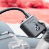 Ride Engine Air Box Electric Pump compact travel size detail showing compact pump controls and accessories