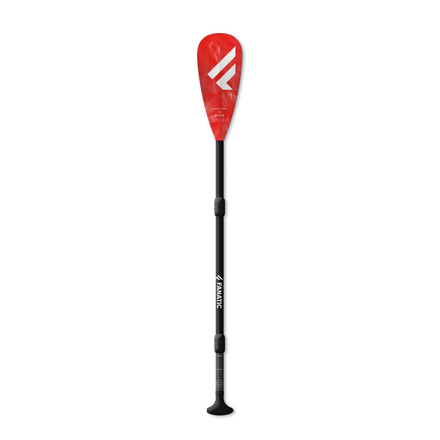 Fanatic Ripper Pure Adjustable 3-piece SUP Paddle with Pure construction, blade and shaft detail view