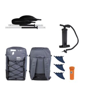 Tahe Beach LP1 Inflatable Kayak carry handle and hull detail