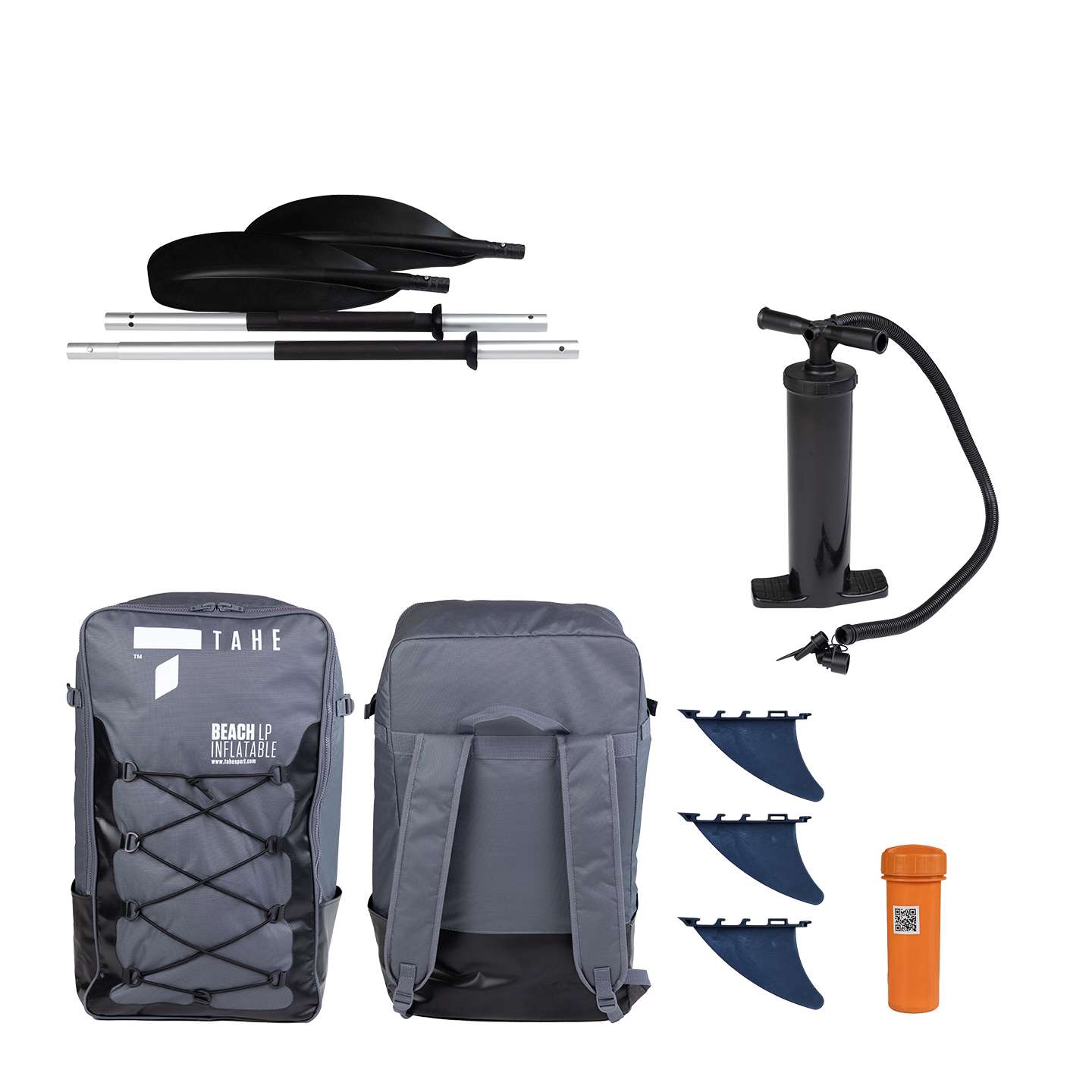 Tahe Beach LP1 Inflatable Kayak carry handle and hull detail