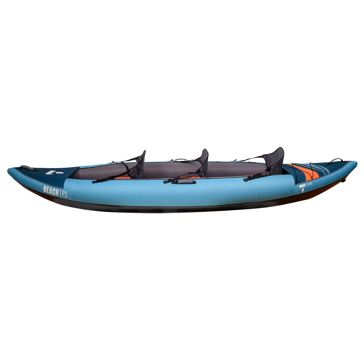 tahe-beach-lp3-kayak-alt3-zoom Tahe Beach LP3 Inflatable Kayak on-water lifestyle view
