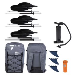 tahe-beach-lp3-kayak-alt4-zoom Tahe Beach LP3 Inflatable Kayak carry handle and hull detail