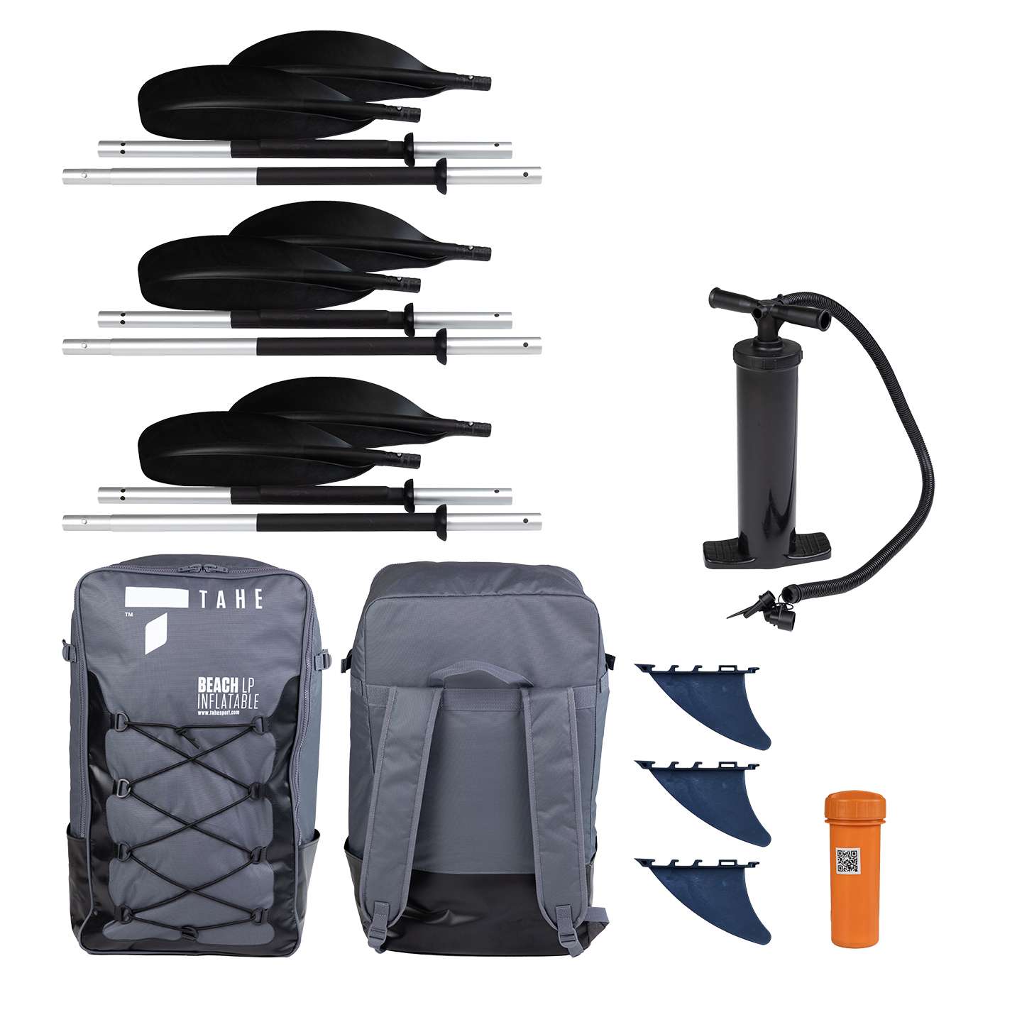 tahe-beach-lp3-kayak-alt4-zoom Tahe Beach LP3 Inflatable Kayak carry handle and hull detail