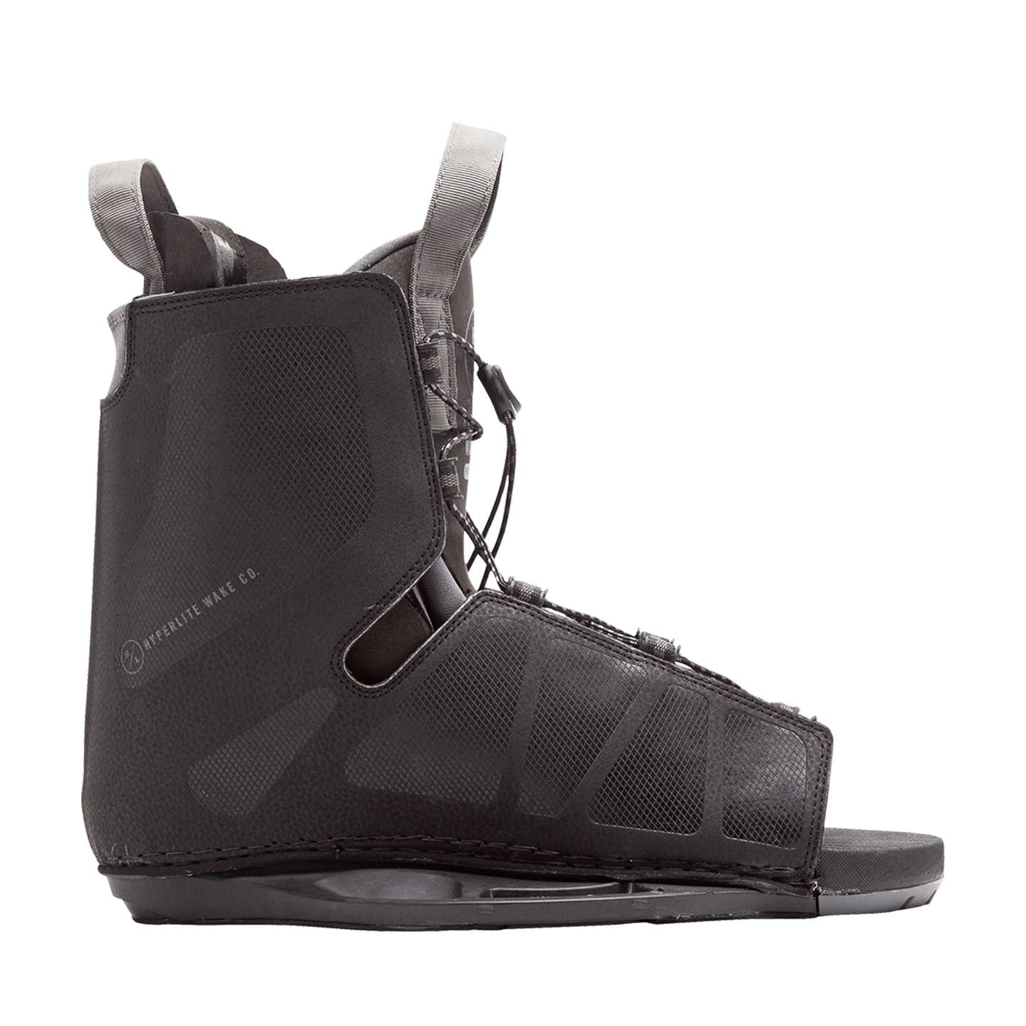 hyperlite-2022-frequency-boots-cutout-zoom Hyperlite Frequency OT 2025 Wakeboard Boots – pair of wakeboard boots showing the full boot shape, colourway and closure system