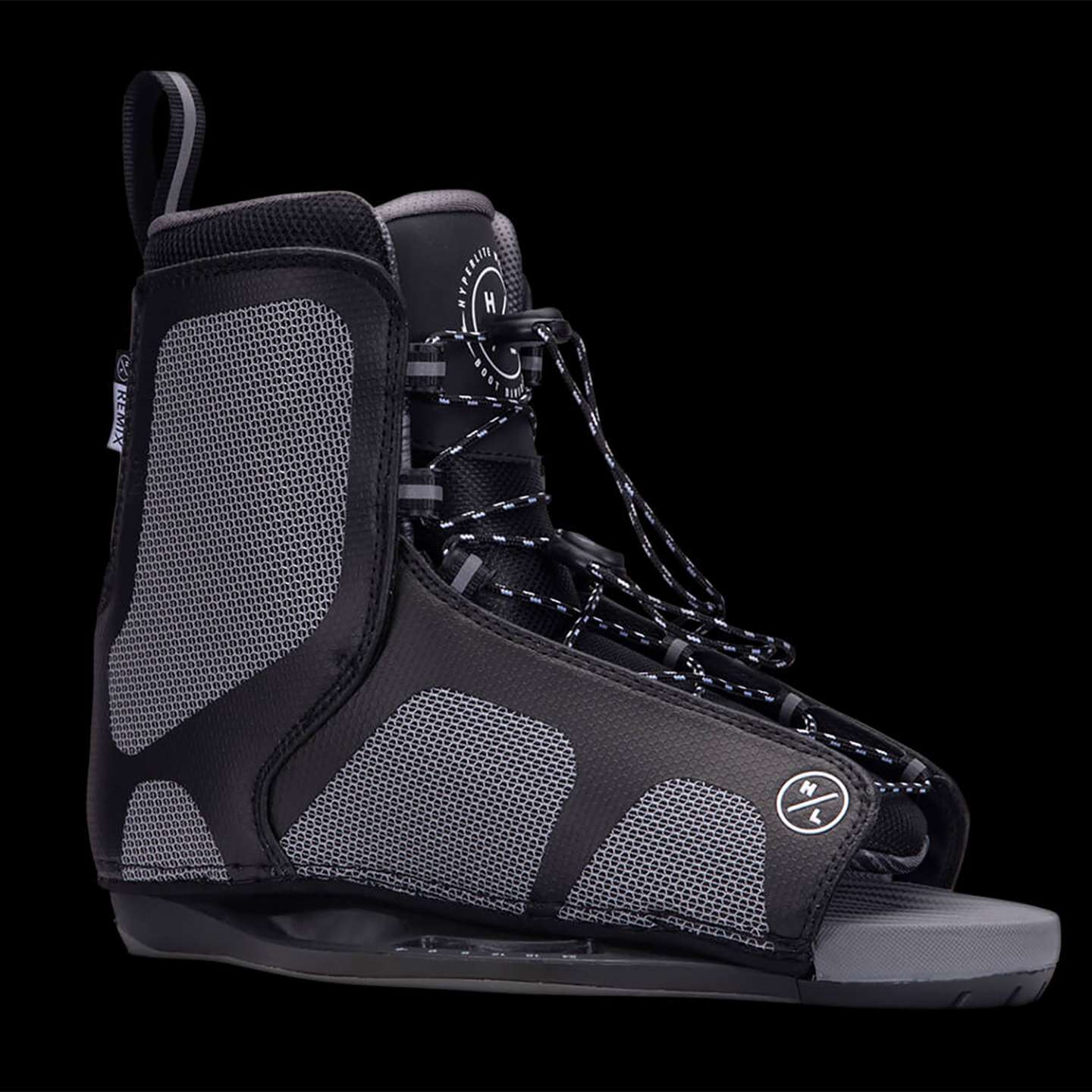 Hyperlite Remix OT 2026 Wakeboard Boots – side view of the wakeboard boots with lace, strap and ankle support details