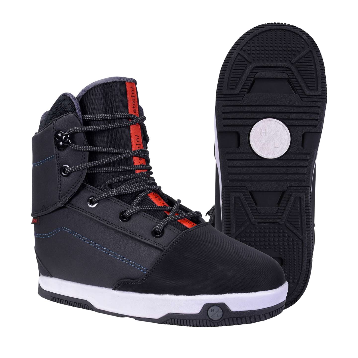Hyperlite Distortion 2026 Wakeboard Boots – close-up of the wakeboard boots footbed, liner and heel support