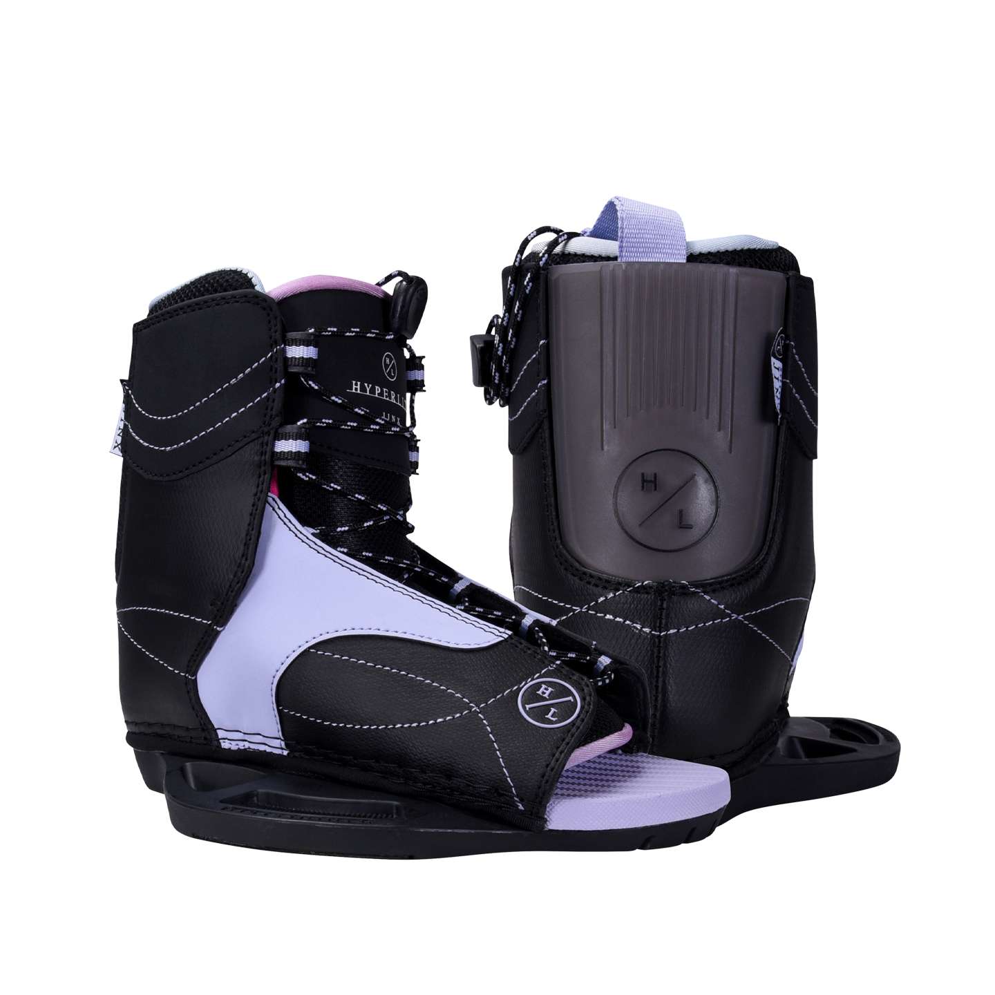 hyperlite-2024-jinx-boots-kids-alt2-zoom Hyperlite Jinx Kids OT 2026 Wakeboard Boots – close-up of the wakeboard boots footbed, liner and heel support
