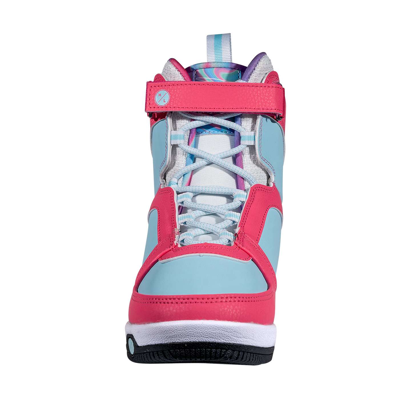 Hyperlite Womens Aries 2026 Wakeboard Boots – side view of the wakeboard boots with lace, strap and ankle support details