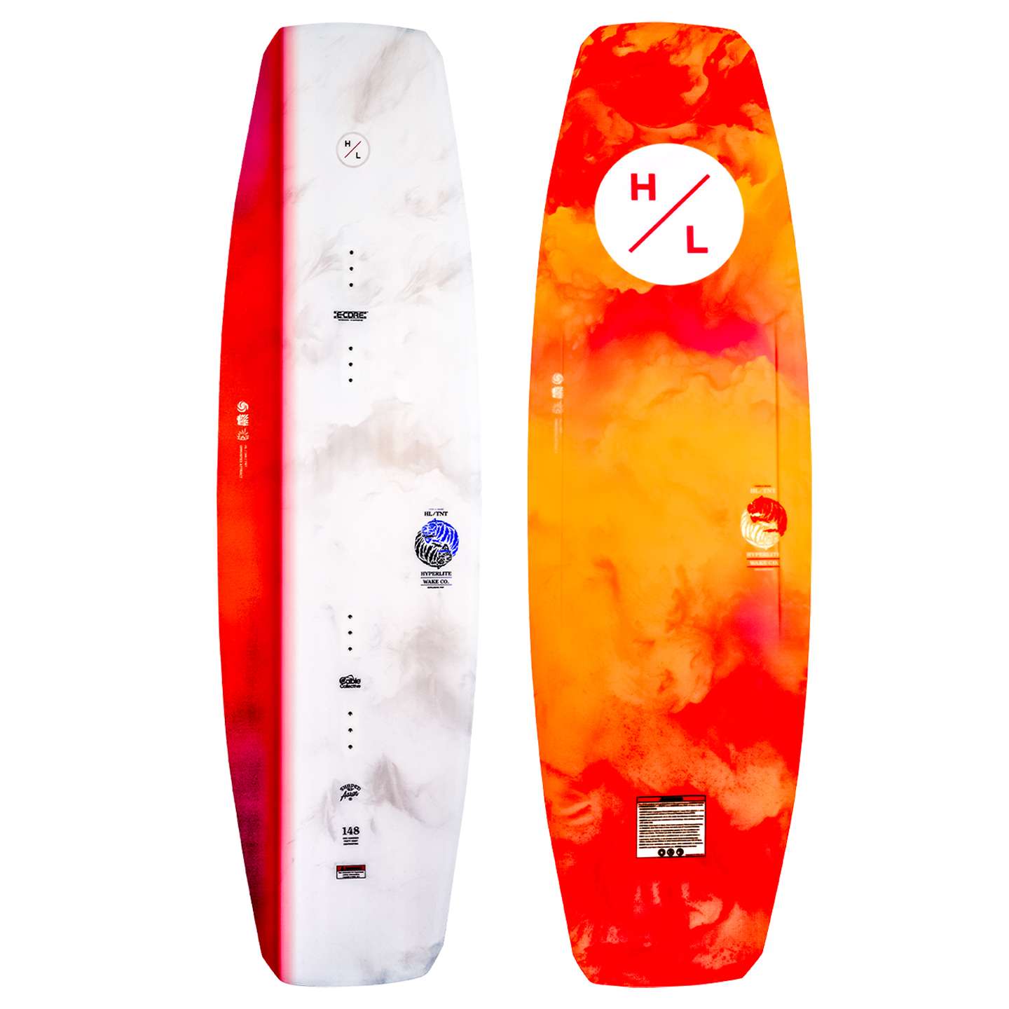 Hyperlite TNT 2026 Wakeboard – full wakeboard with top graphic, outline and colourway