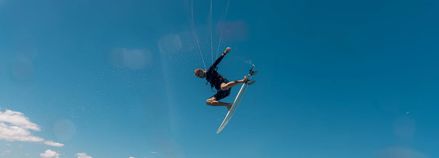 Terms and Conditions - Picture of a kitesurfer