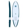 AK Nomad Foil Board v2 Carbon Plus deck view showing the EVA traction pad, stance area, rails and nose shape