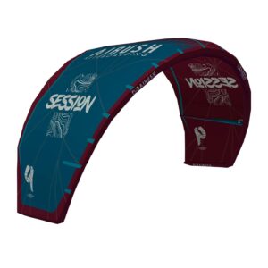 Airush Session V1 Kite kitesurf kite product cutout showing inflated canopy shape, leading edge and strut layout