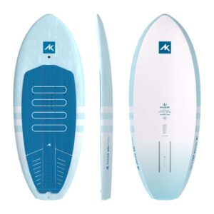 AK Phazer V4 Foil Board 2024 studio product cutout showing the foil board outline, deck pad and foil mounting tracks