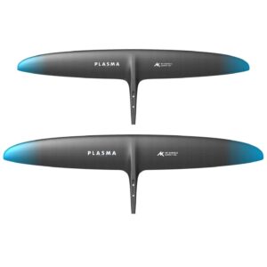 AK Plasma v2 Front Wing studio product cutout showing the hydrofoil front wing profile and carbon finish