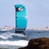 Cabrinha Moto XL Apex 2025 Kite profile view showing the inflated kite arc, swept wingtips, strut depth and aerodynamic canopy shape