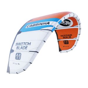Cabrinha Switchblade Apex 2025 Kite full product cutout, showing the inflated kite canopy, leading edge, strut layout and colourway on a clean background