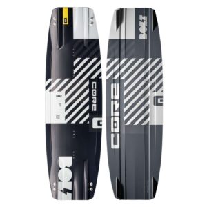 Core Bolt 4 Kiteboard studio product image showing full twin tip board outline