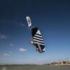 Core Choice 4 Kiteboard deck view showing graphics, stance area and footstrap inserts