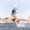 Core Fusion 6 Kiteboard close-up showing rail, rocker and construction details