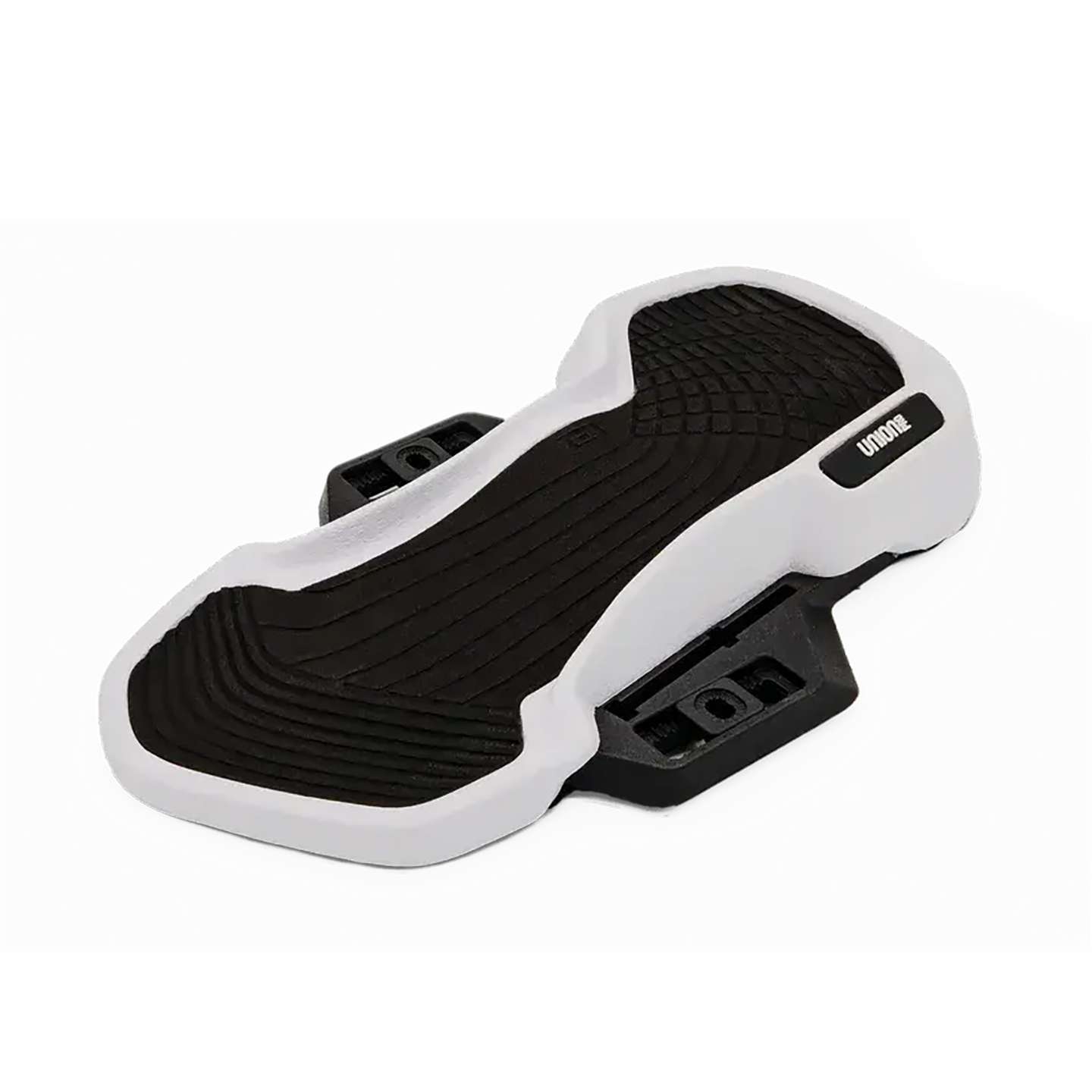 Core Union Pro 5 Footstraps underside view showing screw holes and board mounting points