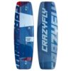 Crazyfly Raptor 2025 Kiteboard studio product image showing the board outline and graphics