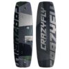 Crazyfly Raptor Ltd 2025 Kiteboard studio product image showing the board outline and graphics