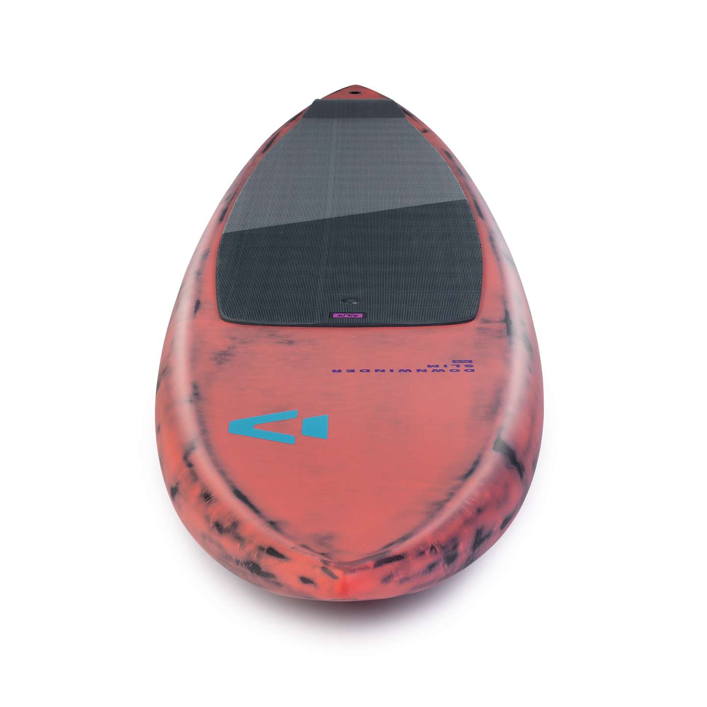 Duotone Downwinder Silm SLS Foil Board 2025 on-water foil boarding action photo
