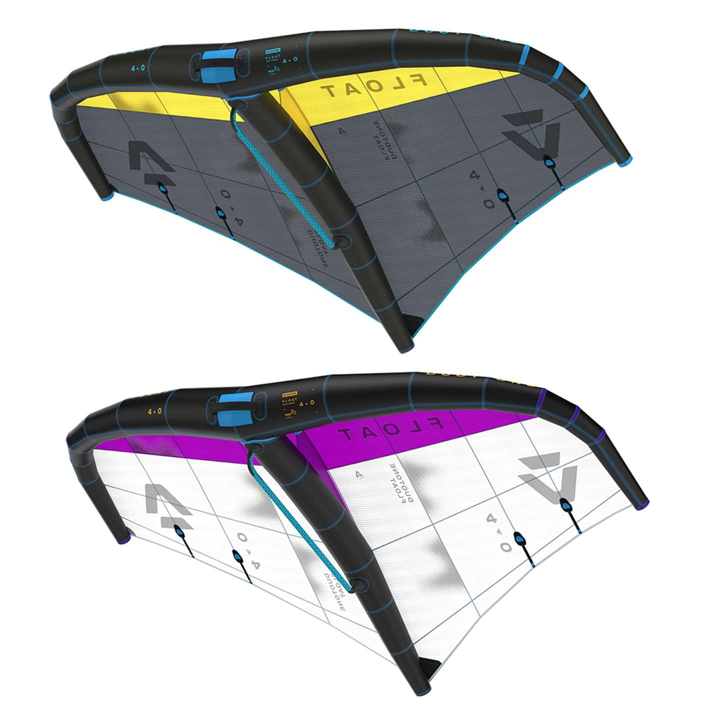 Duotone Float Wing 2025 canopy shape and panel detail