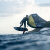 Duotone Float Wing 2025 wing foiling action photo on the water